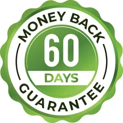 Soda Steel 60-day money-back guarantee badge