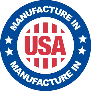 Soda Steel Official website Made in USA badge